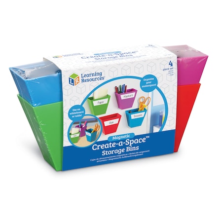 Learning Resources Magnetic Create-a-Space Storage Bins 3807
